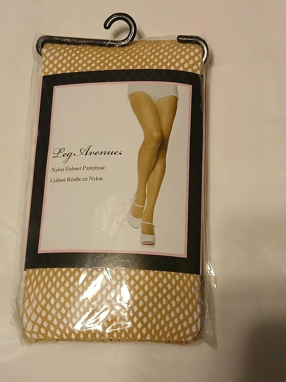 Leg Avenue Women's Fishnet Pantyhose in Tan - Leg Avenue